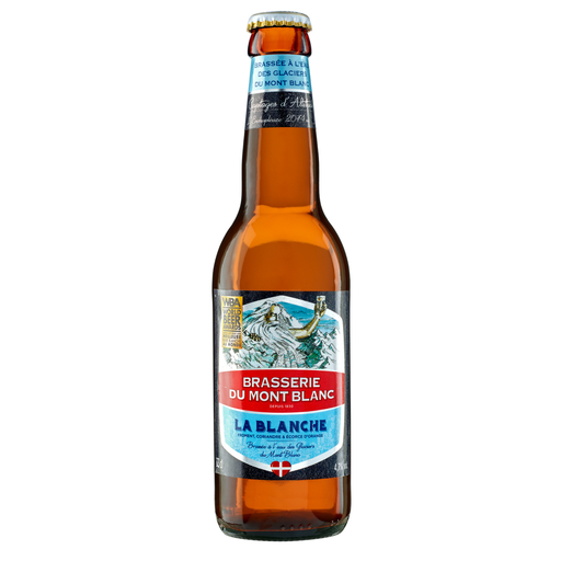 [3760023240018] BRASSERIE DU MONT BLANC White Beer 33 cl
