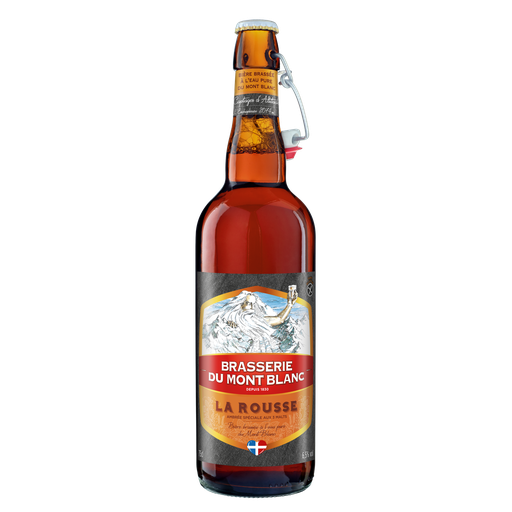 [3760023241107] BRASSERIE DU MONT BLANC Bière La Rousse Amber Ale 75 cl