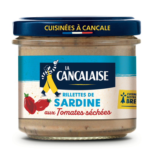 [3760023263949] LA CANCALAISE Sardine rillettes with sun-dried tomatoes 100 g