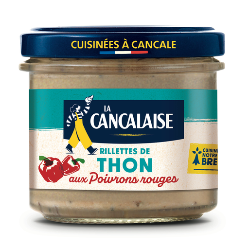 [3760023263956] LA CANCALAISE Rillette de thon aux poivrons grillés 100 g