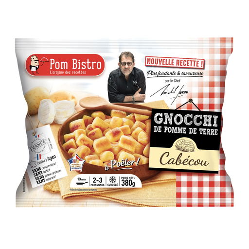 [3760032005059] POM BISTRO Potato Gnocchi with Cabecou 380g
