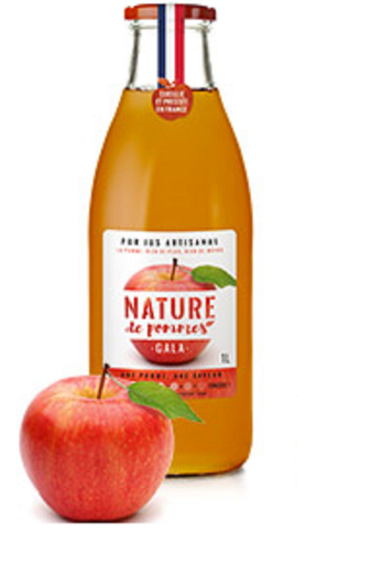 [3760033150031] NATURE DE POMMES Gala Pure Apple Juice 1 L