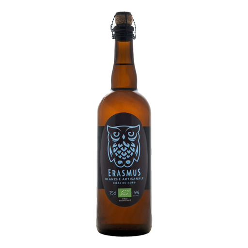 [3760035360452] ERASMUS Cerveja Branca Bio 5% 75 cl