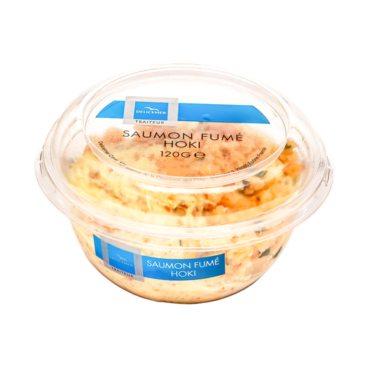 [3760036824106] DELICEMER Smoked salmon and hoki spread 120 g