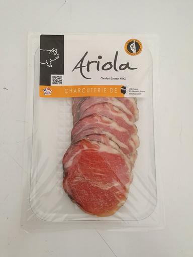 [3760038770098] ARIOLA Smoked Lonzo pre-sliced 80 g