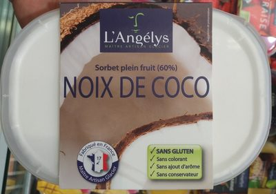 [3760039981042] L'ANGÉLYS Sorbete de Coco 750 ml