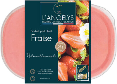 L'ANGÉLYS Sorvete de Morango 750 ml