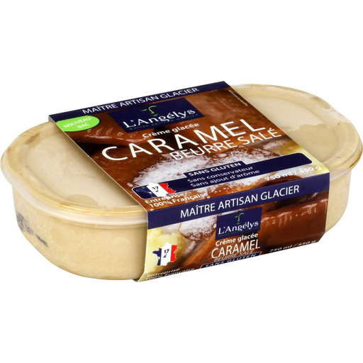 [3760039982087] L'ANGELYS Helado de caramelo con mantequilla salada 750 ml