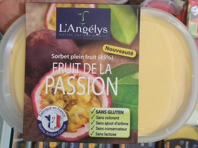 [3760039982650] L'ANGÉLYS Sorbet Fruit Passion 500 g