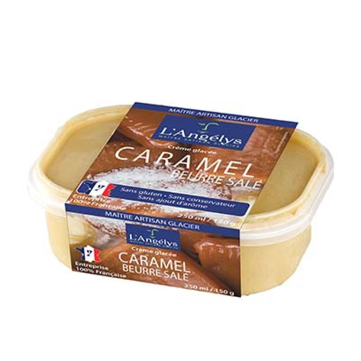 [3760039985217] L'ANGÉLYS Helado Caramelo Salado 250 ml
