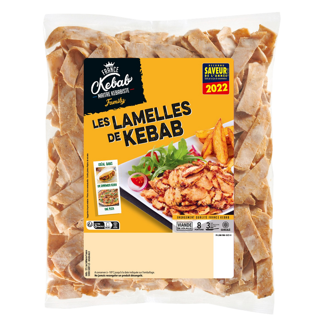 FRANCE KEBAB Poultry Strips 750 g
