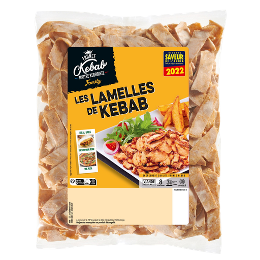 [3760051585174] FRANCE KEBAB Tiras de aves 750 g