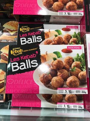 [3760051587055] FRANCE KEBAB Albóndigas de Kebab de Pollo y Ternera 450 g