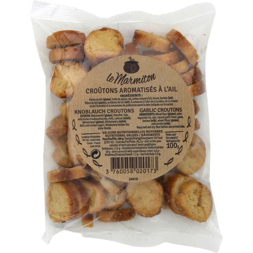 [3760058020173] LE MARMITON Garlic Flavored Croutons 100 g
