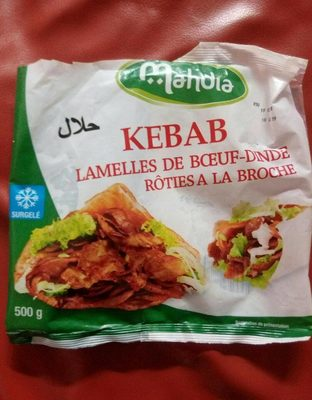 [3760059787549] MAHDIA Tiras de Kebab de Ternera y Pavo Asadas 500 g