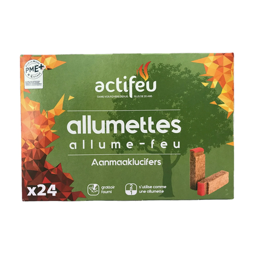 [3760061212404] ACTIFEU Allumettes Allume-feu X24