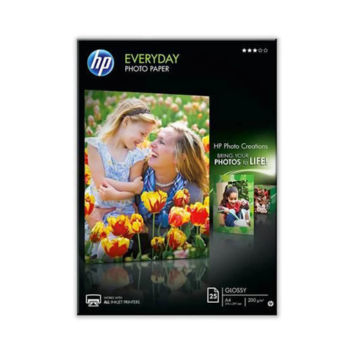 [0829160102795] HP Photo Paper A4 Glossy Q5451A 25-sheet pack
