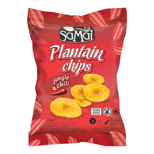 [0832697000571] SAMAI Chips de Banana Picante 75 g