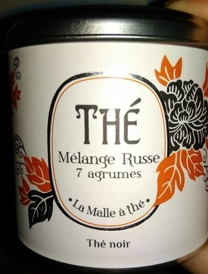 [3760076280047] LA MALLE A THE Thé Russe aux 7 Agrumes 100 g