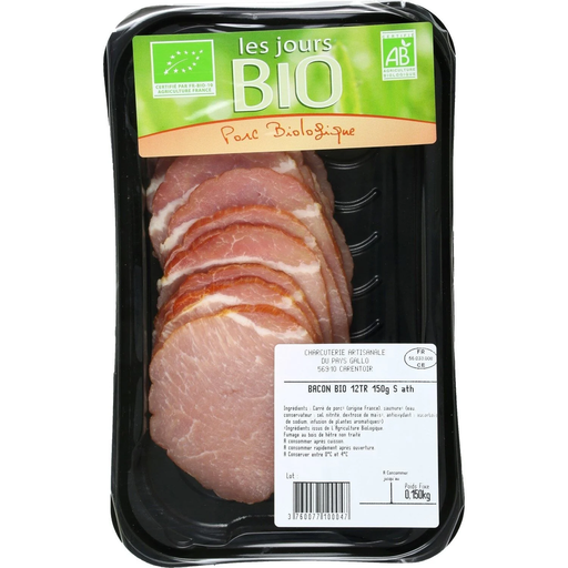[3760077100047] CAPG Organic Bacon 150 g