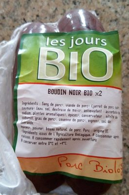 [3760077100085] CAPG Boudin Noir Bio X2 220 g