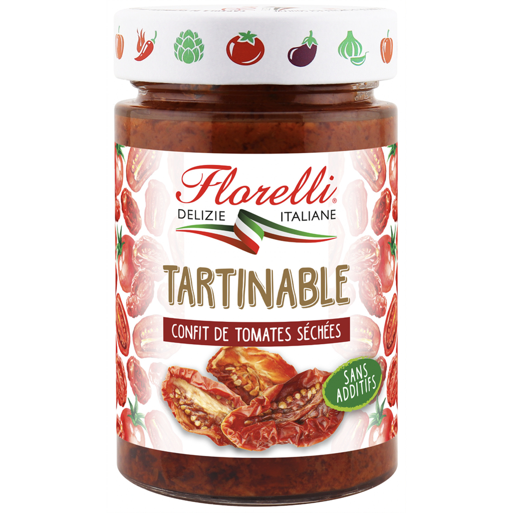 FLORELLI Confit de tomates secos Les Tartinables 190 g