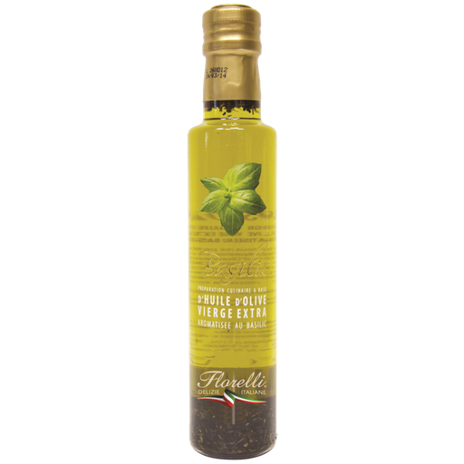 [3760077533302] ITAL PASSION Basil Olive Oil FLORELLI 250 ml