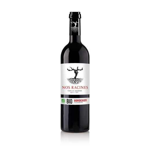 [3760077984432] NOS RACINES FAMILLE RAYMOND Nos BIO, 2022 Bordeaux AOP Rouge 75 cl