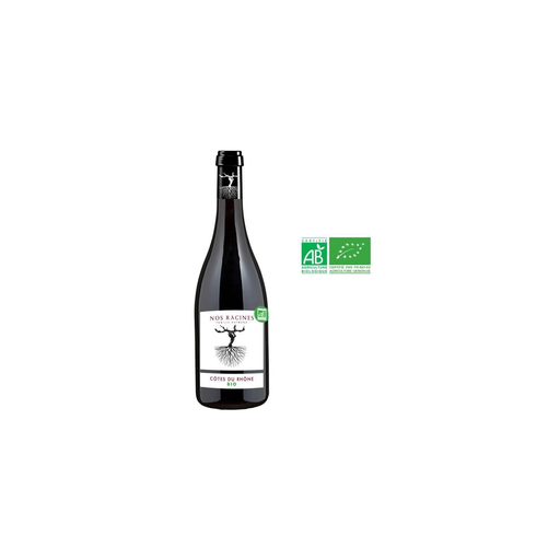 [3760077984944] RACINES Famille Raymond Nos BIO, 2020 Côtes du Rhône AOP Rouge 75 cl
