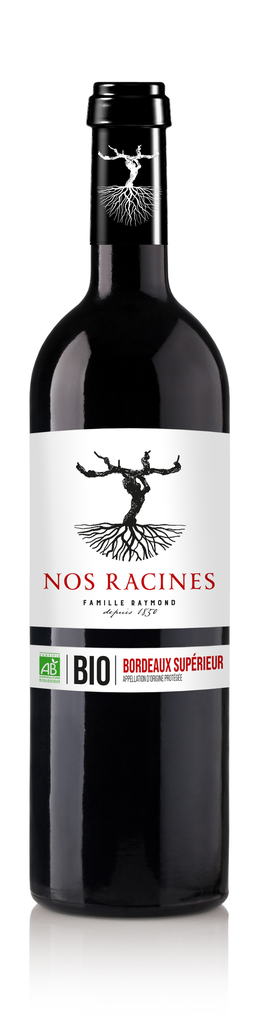SUPÉRIEUR Famille Raymond Nos Racines BIO 2021 Bordeaux AOP Red Wine 75 cl