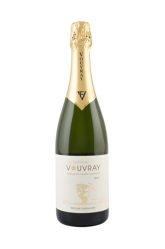 [3760078211339] LES TUFFIERES Vin AOP blanc brut bio Vouvray méthode traditionnelle 0.75 L