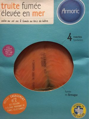 [3760083782046] ARMORIC Smoked Trout 4 Slices 120 g