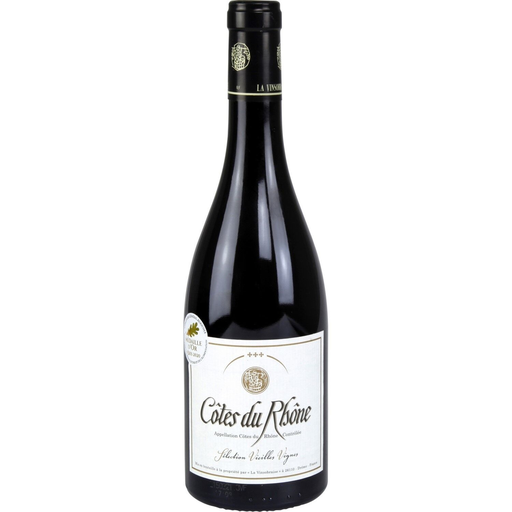 [3760088861166] SELECTION VIEILLES VIGNES Vin rouge A.O.P. Côtes du Rhône 75 cl