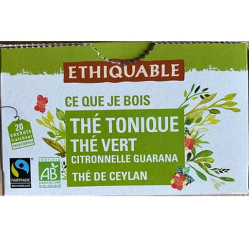 [3760091720153] ETHIQUABLE Thé tonique au guarana BIO 20 sachets