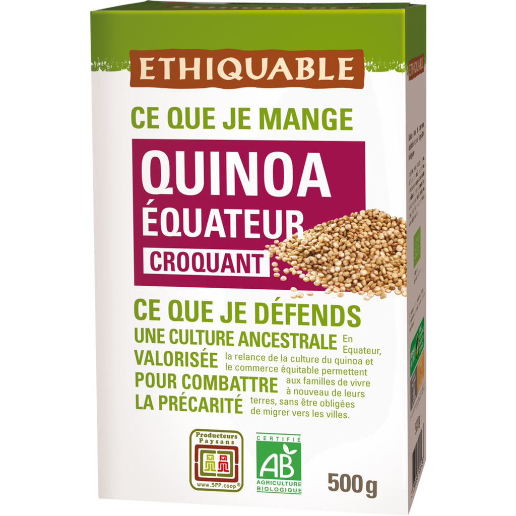 ETHIQUABLE Quinoa crujiente Ecuador BIO 500 g