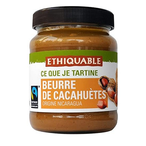 [3760091721747] ETHIQUABLE Beurre de cacahuètes du Nicaragua sans huile de palme 350 g