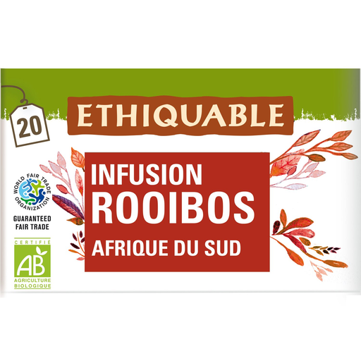 [3760091722164] ETHIQUABLE Rooibos Afrique du Sud sans théine BIO 20 sachets 40 g