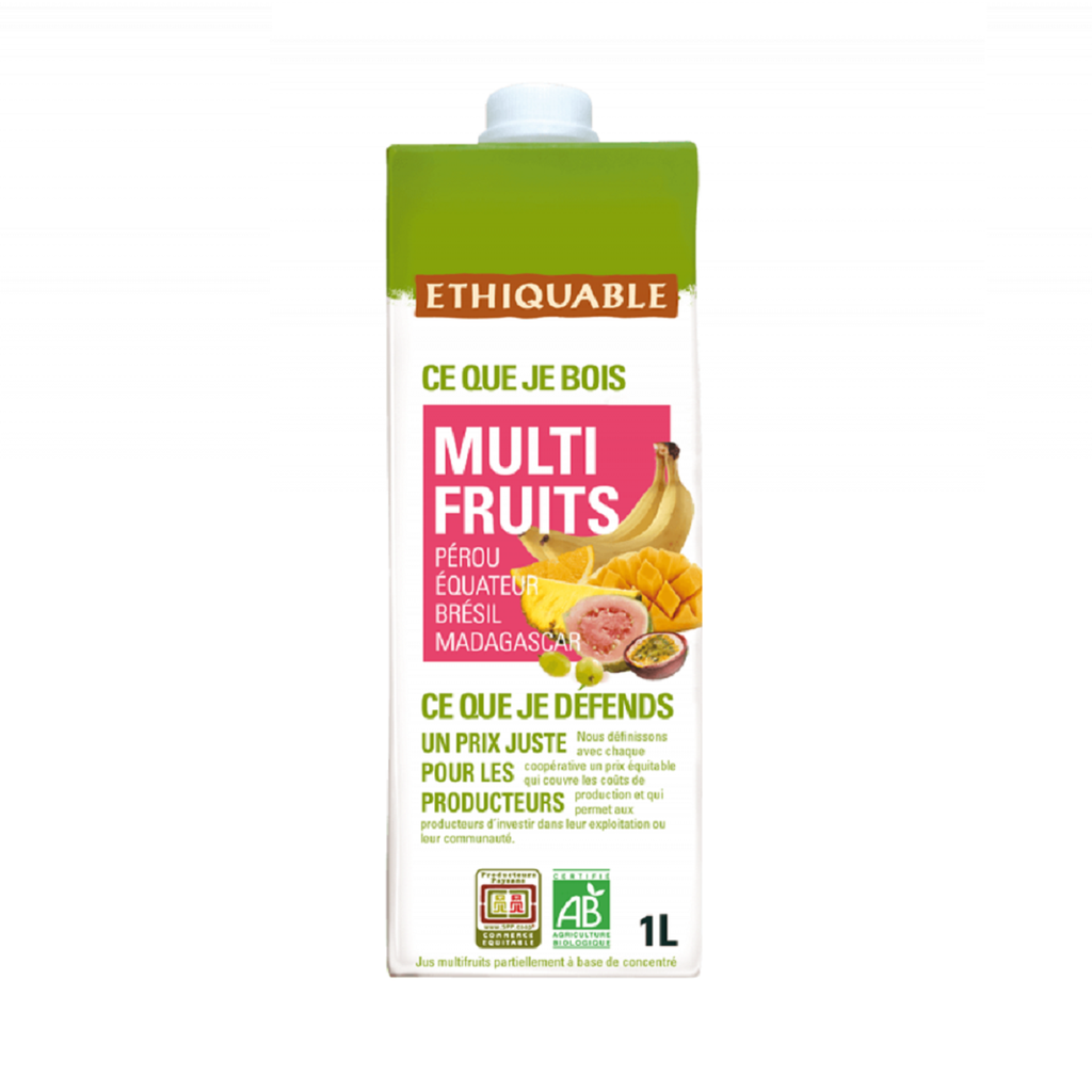 ETHIQUABKE Organic Multifruit Juice 1 L