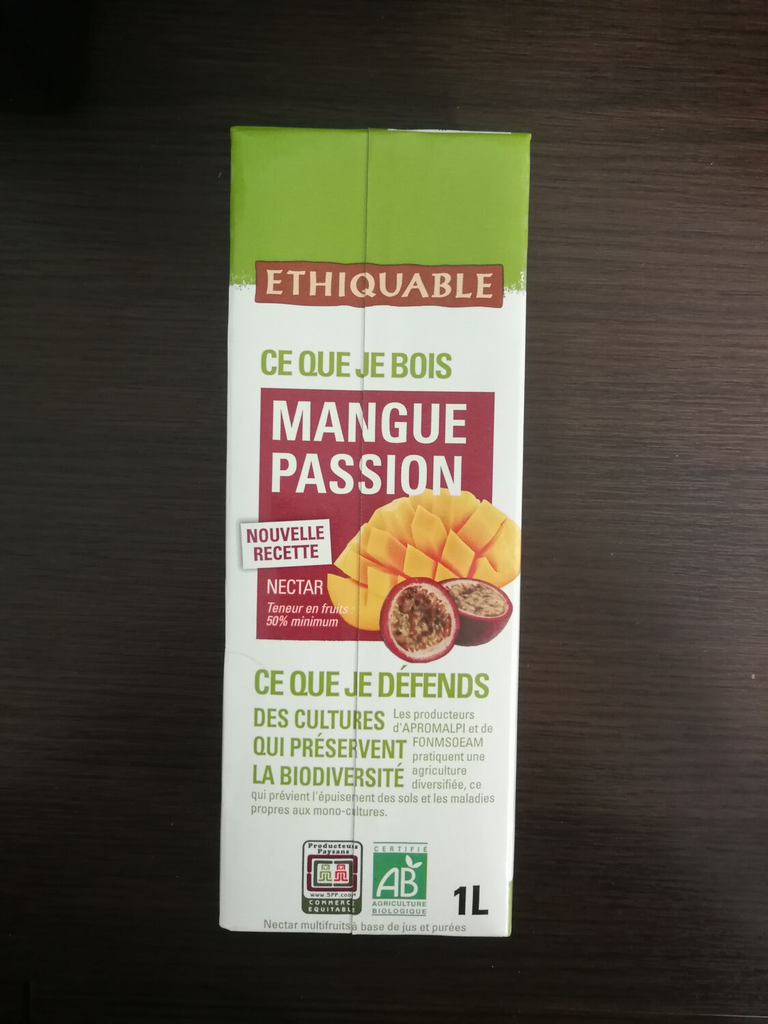 ETHIQUABLE Nectar Mangue Passion 1 L