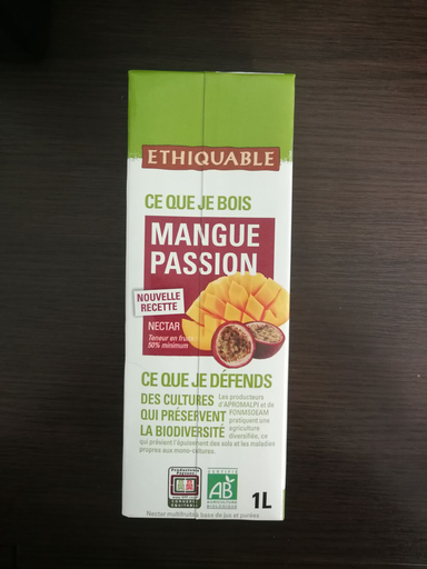 [3760091727268] ETHIQUABLE Néctar Mango Pasión 1 L