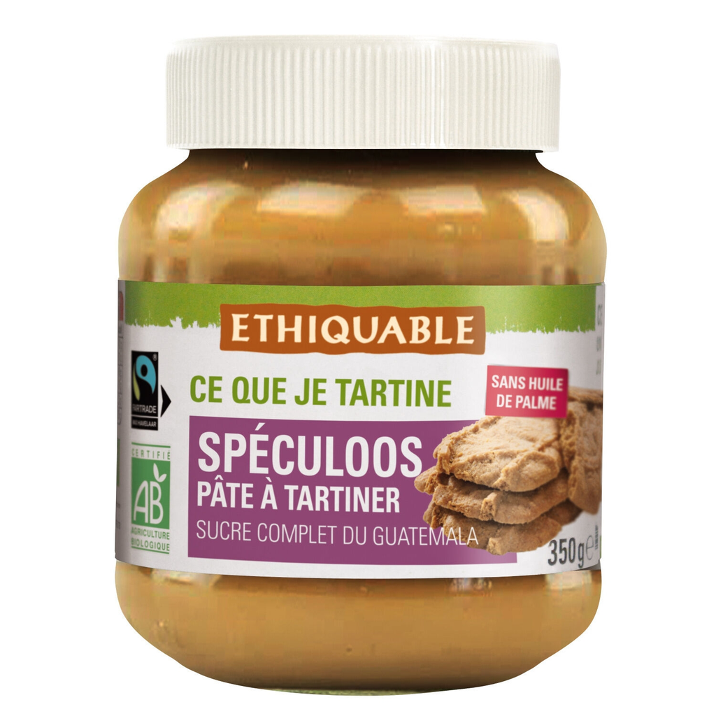 ETHIQUABLE Crema de speculoos sin aceite de palma Bio 350 g