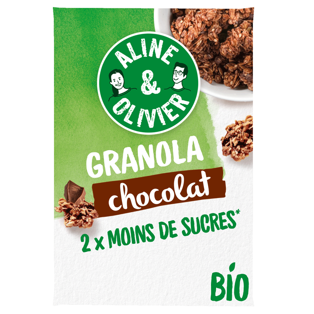 ALINE & OLIVIER Mon Granola chocolat BIO 310 g
