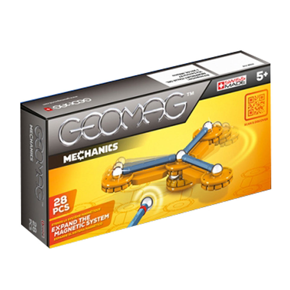 GIOCHI Geomag Mechanics Magnetic Construction Set 28 pcs