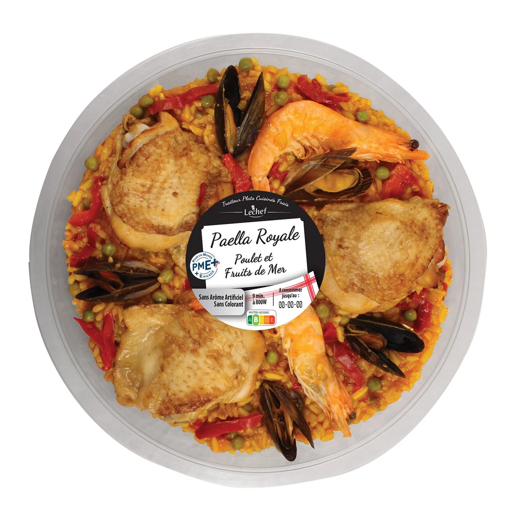 LECHEF Prato preparado Paëlla royale 1,2 kg