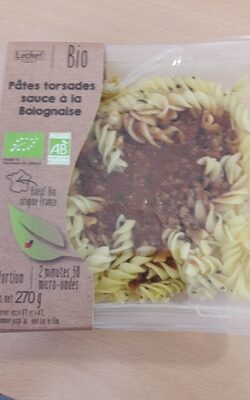 [3760094448924] LECHEF Fusilli a la boloñesa bio 270 g
