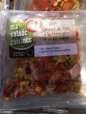 [3760094449624] LECHEF Fe Porc Mexicain Riz Legum 270 g