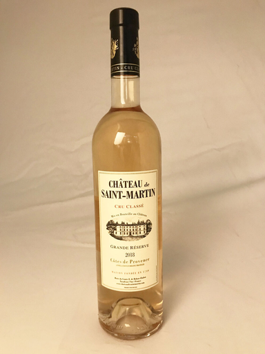 [3760098352265] GRANDE Château de Saint Martin Réserve, 2018 Côtes de Provence AOP Rosé 75 cl