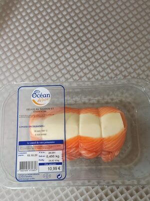 OCEAN DELICES Préparation Saumon Emmental 450 g