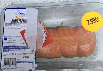 OCEAN DELICES Saumon Poireau 450 g