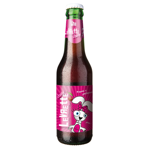 [3760106330018] LEVRETTE Bière aromatisée cherry 3,5% 0,25 L